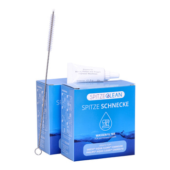 ZESTAW: 2x Spitze Schnecke - zamiennik filtra Philips Saeco CA6903 AquaClean + smar konserwujący Philips Saeco 5g + szczoteczka